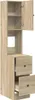 vidaXL Armadio da cucina con ripiano Beige 35 x 50 x 180 cm Anteprima dell’immagine prodotto 5