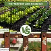 LZQ Teichzaun Gartenzaun Komplettset Metall 25 Produktbild-Vorschau 3
