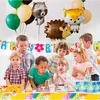 Tierkopf Folienballon Set Waldtiere für Kinder Geburtstag Produktbild-Vorschau 5