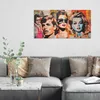 DEQORI Hybrid Leinwand Bild 100x50 cm 'Ikonen Collage' Produktbild-Vorschau 3