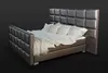 Schlafzimmer Betten Kunstleder Luxus Bett Boxspringbett 180 Produktbild-Vorschau 2