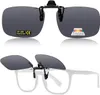 GKA polarisierte Sonnenbrille Aufsatz Clip on grau Produktbild-Vorschau 1