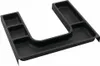 Organizér LINDO "U" 372x36x323 mm, plast, antracitová barva Náhled obrázku produktu 3