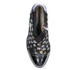 Laura Vita Damen Hochfrontpumps mit Blumenmuster und Produktbild-Vorschau 3