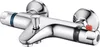 A chrome-finished thermostatic shower and bath mixer faucet is shown against a white background. Produktbild-Vorschau
