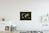 MuchoWow® Textilposter Weltkarte - Vintage - Tropische Produktbild-Vorschau 2