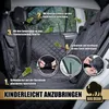 BigDean Premium Rückbank Autoschutzdecke schmutz- & Produktbild-Vorschau 4