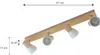 Lindby Deckenleuchte Thorin, 67 cm, 4-flg., weiß, Holz, E14 Produktbild-Vorschau 4