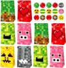 12 papieren geschenktassen – snoepzakjes met 18 stickers – Productafbeelding-voorbeeld 1