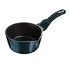 A dark blue steelpan with a black handle is shown against a white background. Produktbild-Vorschau