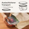 Meal Prep Boxen Glas 2 Fächer - 2er Set Glass Meal Prep Produktbild-Vorschau 3