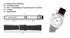 Festina Ersatzband Uhrenarmband Kautschuk Band Orange 24mm Produktbild-Vorschau 2