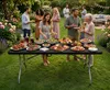 Aga Garten Klapptisch 180x74x74 cm Schwarz Produktbild-Vorschau 4