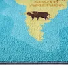 Tappeto didattico con mappa del mondo e animali per la Anteprima dell’immagine prodotto 3