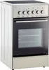 A freestanding electric stove with a glass ceramic hob and an oven with a glass door. Produktbild-Vorschau