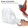 Birds Bath Box Hanging Transparent Birds Bathtub Shower Box Produktbild-Vorschau 6