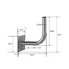 Halterung für Parabolantenne, 25 cm, Modell WM38/250 Produktbild-Vorschau 2