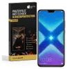 A product box for a screen protector is shown next to a smartphone displaying a colorful wallpaper. Produktbild-Vorschau