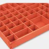 Woodweaver | Holzregal 51 Fächer | 52x46x5cm | Scharlachrot Produktbild-Vorschau 4