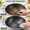Wokpfanne 40 cm – Tri-Ply Edelstahl – Mit Deckel – Produktbild-Vorschau 4