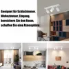 ZMH LED Deckenleuchte Weiß Deckenstrahler: GU10 Deckenlampe Produktbild-Vorschau 3