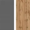 STIV Möbel | Kleiderschrank & Kommode Grau Matt/Eiche Wotan Produktbild-Vorschau 12