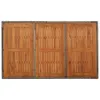 Gartentisch mit Holzplatte Grau 150x90x75 cm Poly Rattan Produktbild-Vorschau 5