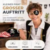 Piratenklappe Augenklappe – schwarz für Pirat Kostüm Kinder Produktbild-Vorschau 5