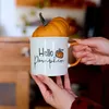 HOMLA Kubek PALLI hello pumpkin z pomarańczowym uchem 0,4 l Podgląd zdjęcia produktu 4