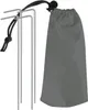 VirtuFit Strandparasol Premium 200 cm Szary z parawanem Podgląd zdjęcia produktu 12