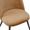 Albatros Esszimmerstühle mit Samt-Bezug 4er Set CAPO, Braun Produktbild-Vorschau 8