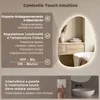 S'AFIELINA specchio da bagno con illuminazione 60×45 cm Anteprima dell’immagine prodotto 7