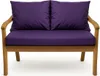 A studio shot of a purple cushion set for a garden sofa. Náhľad obrázku produktu