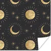 MuchoWow® Poster Muster - Mond - Sonne - Gold 75x75 cm - Produktbild-Vorschau 1