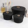 Koszyk do przechowywania z pokrywką BlackTwist - zestaw 3 Podgląd zdjęcia produktu 2