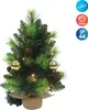 Künstlicher Weihnachtsbaum mit Beleuchtung und Kugeln 45 cm Produktbild-Vorschau 1