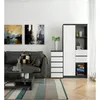 Commode CL5 40 cm Gris Graphite Blanc Voir les images du produit 4