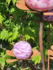 Edelrost Glasblume Ferrum, rosa-lila Kugeln Produktbild-Vorschau 5