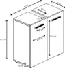 Badplaats Mobile Sottolavabo Jupiter 60 x 30 x 60 cm – Nero Anteprima dell’immagine prodotto 6