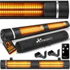 TRESKO Infračervený sálavý ohřívač 3000 W černý s dálkovým Náhled obrázku produktu 7