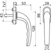 FELGNER Fenstergriff Florenz (Oberfläche: F9016 Produktbild-Vorschau 5