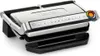 A close-up studio shot of a silver and black electric grill. Produktbild-Vorschau