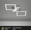 LED Deckenleuchte drehbar Metall-Kunststoff chrom-silber Produktbild-Vorschau 2
