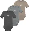 normani 3er Set Baby Merino Body Kurzarm Produktbild-Vorschau 1