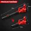 1000W Akku-Laubbläser 21V Brushless, 2×4,0Ah Akkus, 360 Produktbild-Vorschau 8