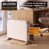 Konvektor Brandson, 2000 W, s termostatom, elektrické Náhľad obrázku produktu 2