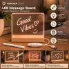 Forever Light FNL-18 LED-nachtlamp met acryl schrijfplank, Productafbeelding-voorbeeld 5