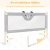 COSTWAY 175cm Bettgitter, Sicherheitsbettgitter mit Produktbild-Vorschau 5