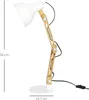 HOMCOM Lampa biurkowa 40W do czytania, regulowana lampa Podgląd zdjęcia produktu 3