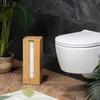 Relaxdays Toilettenpapier Aufbewahrung, 4 Rollen, Bambus, Produktbild-Vorschau 2